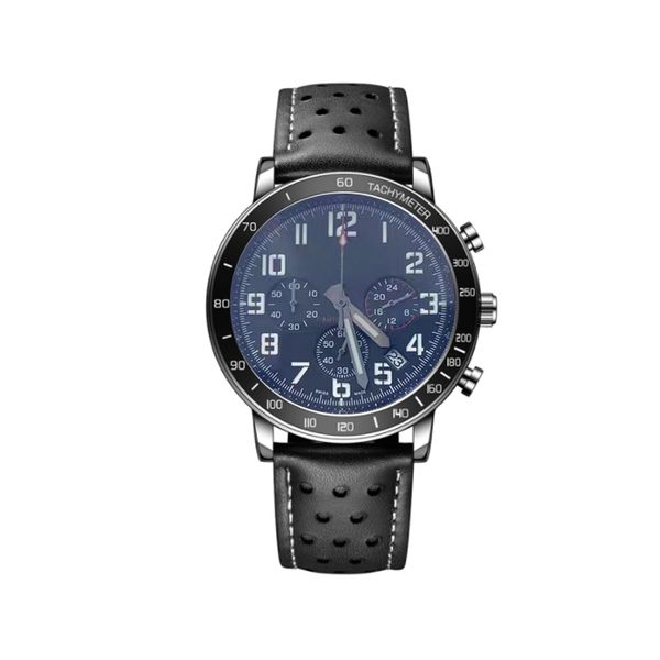 

new multifunctional quartz sports watch japan movement men's watches 1884 wristwatches, Slivery;brown