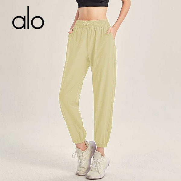 

alo yoga pants women with pockets high waist shaping legging sports running sweatpants blue black grey shaping fitness pant, White;red