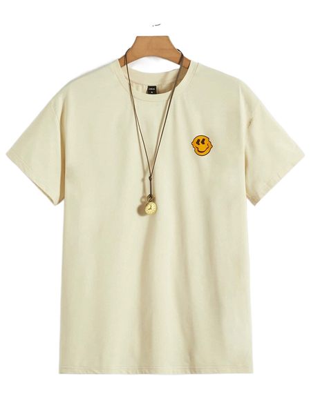 

men expression print tee 82h1#, White;black