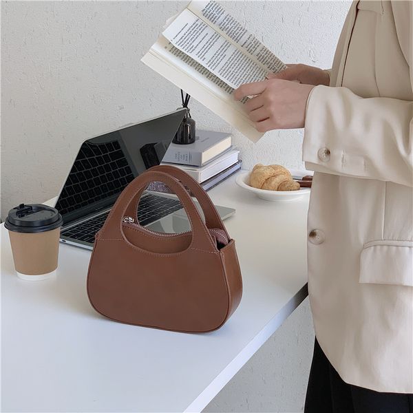 

designer bags one shoulder handbag with all-match and solid color sewing 21cm