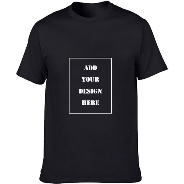 Benutzerdefinierte T-shirt Männer und Frauen DIY Kurzarm Casual Top Liebhaber Paar Marke Mode 220614