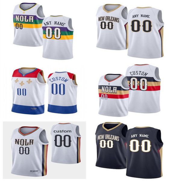 

75th custom men youth new orleans''pelicans''21 tony snell 12 gary clark 25 trey murphy iii 41 garrett temple basketball, Black;red