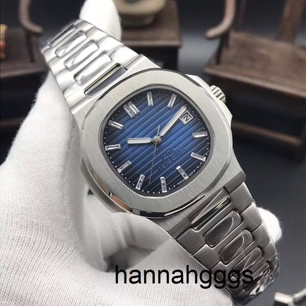 

7 colors watches 40th mechanical automatic men watch stainless steel strap 40mm gifts k56n, Slivery;brown