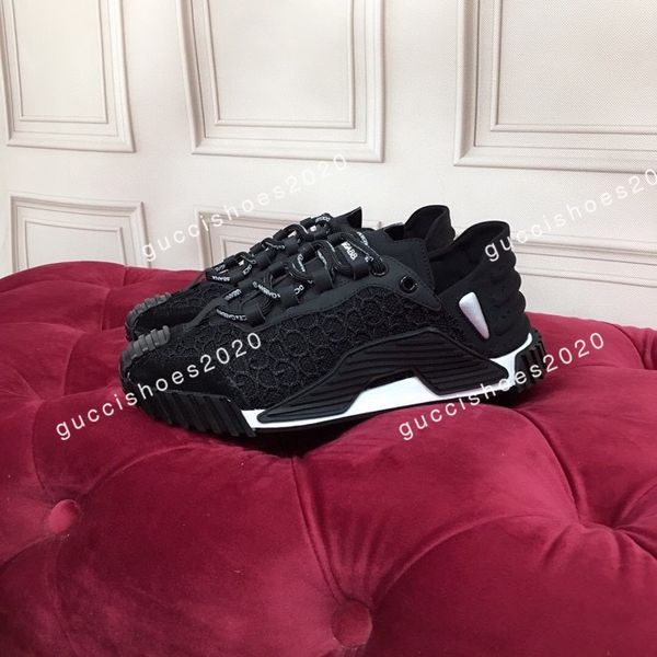 

2022 classic men women sock shoes casual speed sneaker platform beige black knit sneakers trainer jogging walking size35-41, Black;red