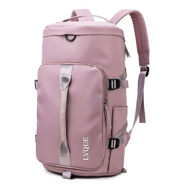 

dry wet separate travel bag overnight bag for women waterproof outdoor sport gym backpack with shoes compartment