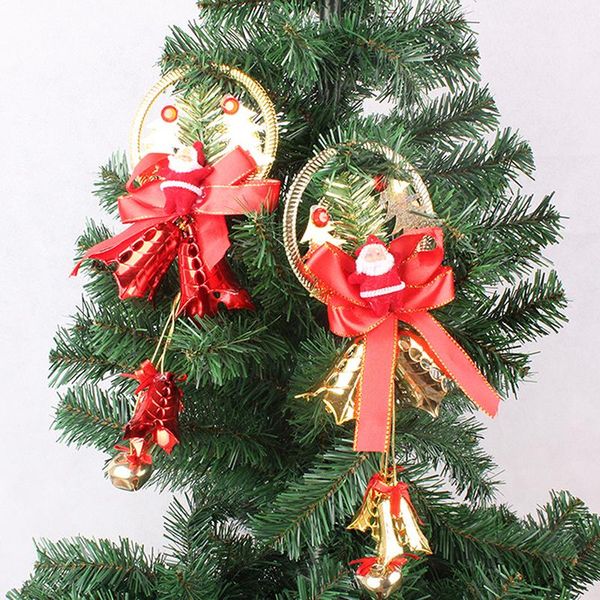 Рождественские украшения Merry Tree Decoration Xams Santa Claus Bell подвесной орнамент праздничный семейный подарки Navidadchristmas