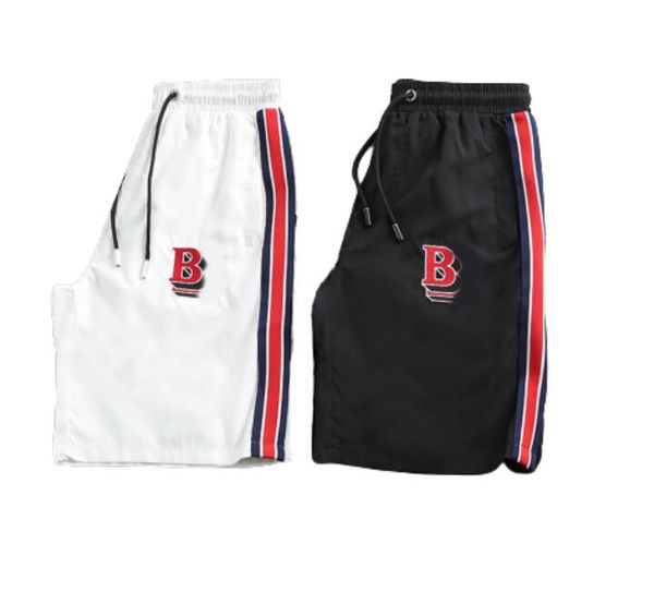 

fashion designers shorts quick drying printing 2022 summer board beach pants men swim short size qaq#10, White;black