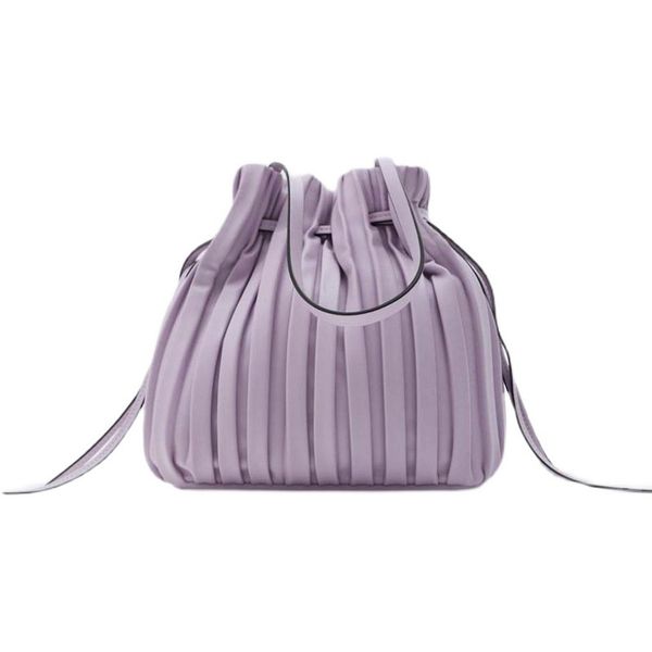 

luxury designer bag women bucket bag mini pleated banded handbags fashion commuter tote bags simple large capacity handbag fanny pack purse