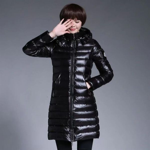 

designer luxury monclair classic winter women jackets women down fashion hip hop cap pattern print coats outdoor warm casual coat301j, Black