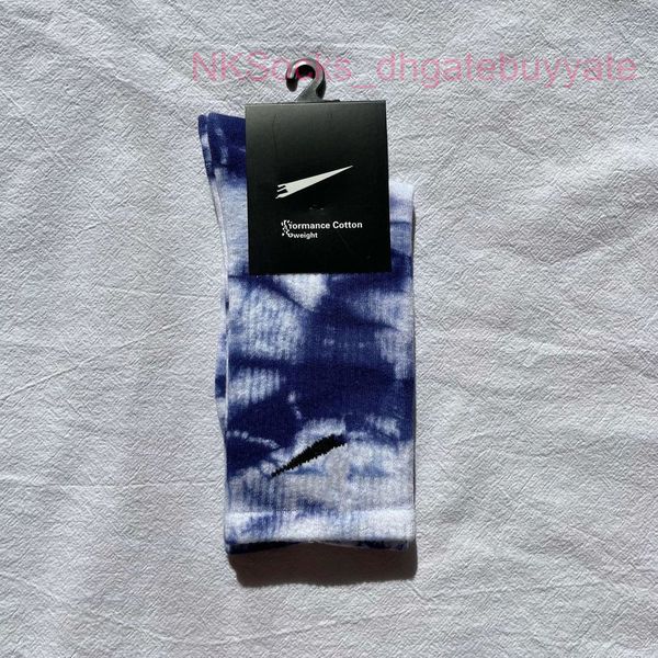 

classic men's fashion socks hook brand cotton tie dyed long tube street couple middle moisture absorption sock men women luxury medium, Black