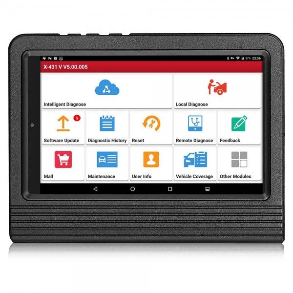 Avvia X431 V Tablet da 8 pollici Wifi/Bluetooth Sistema completo Auto Smart Diagnostic Tool