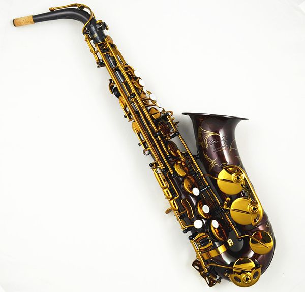 Original MUSEADF Altsaxophon Instrumente MA-960GF Modell Legierung Rotkupfer E-Flat Sax Saxophon