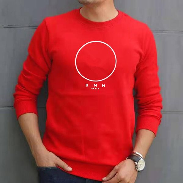 

22ss fashion hoodies letter print pullover simple solid sweatshirt high street men women clothes cotton long sleeve autumn winter sport swea, Black