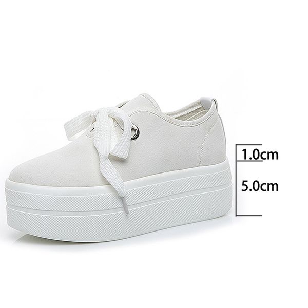 

bow tie genuine height increased super high heel platform casual sports women casual shoes wedge heel slip on sneakers, Black;yellow