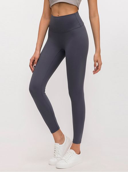 

yoga pants naked feeling leggings for women girl high waist sports gym wear legging elastic outfit suit womens workout sport joggers running, Black