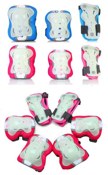 Geschenkverpackung Skate Schutzausrüstung Fluoreszierender Radschuhschutz Sechsteiliger Anzug ScooterGift