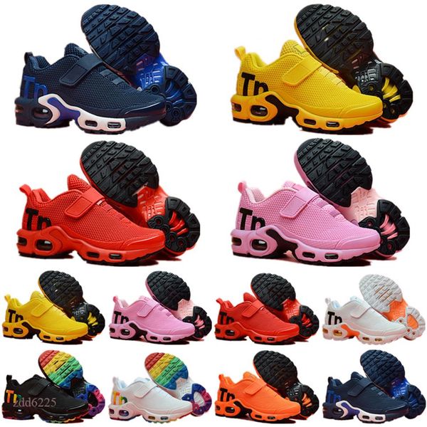 

new kids plus tn children parent casual shoes for baby boy and girl fashion sneakers white outdoor trainer kids shoes291l, Black