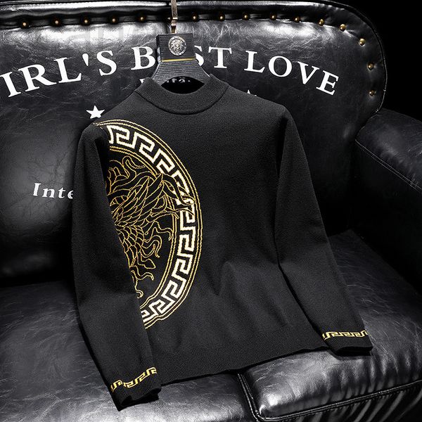 

men's sweaters designer 2072 lilly's owner pushes out of stock autumn and winter sweaters p135 control 188, 4xl can wear 210 jin 5, White;black