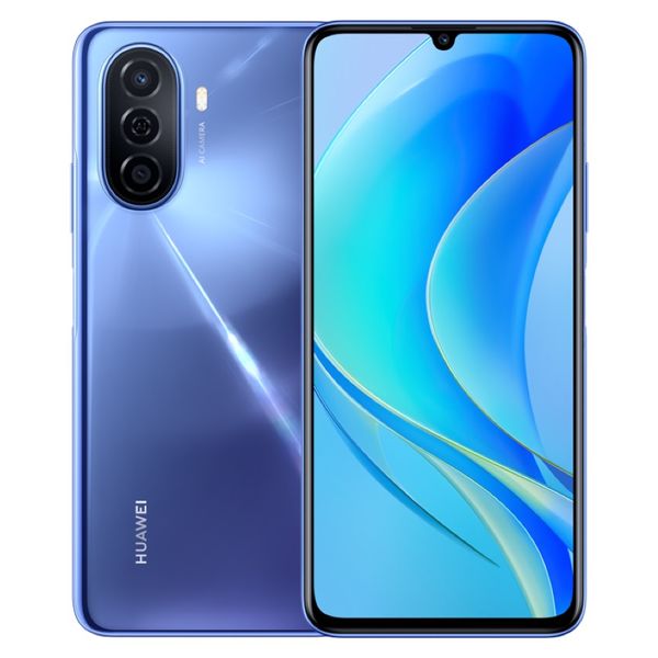 Original Huawei Enjoy 50 4G LTE Mobiltelefon 6 GB 8 GB RAM 128 GB 256 GB ROM Octa Core HarmonyOS 2 6,75 Zoll LCD Vollbild 13,0 MP 6000 mAh Face ID Fingerabdruck-Smart-Handy