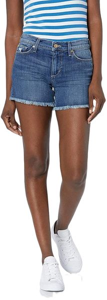 

jeans women's ozzie 4" cut off short in rami b66b#, White;black