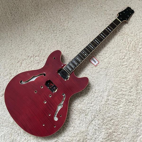 

genuine professional diy electric guitar glossy white color without hardwares