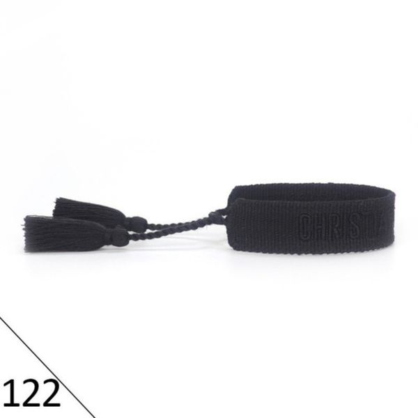 

brand fashion bracelet adjustable woven friendship luxury bangles for women men designers vintage braided embroidery tassel bracelets jewelr, Golden;silver