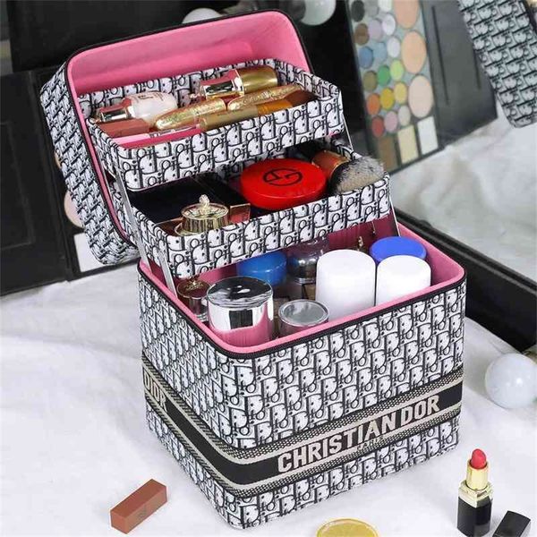 

high face value cosmetic high sense ins super large capacity goods storage portable 80% off purse sales