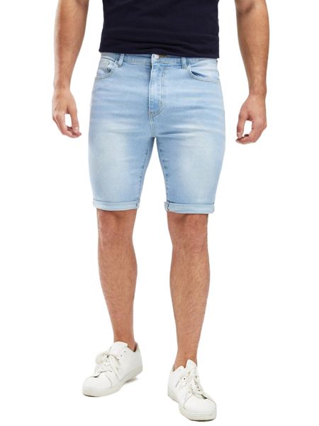 

men bleach wash denim shorts a6m3#, White;black