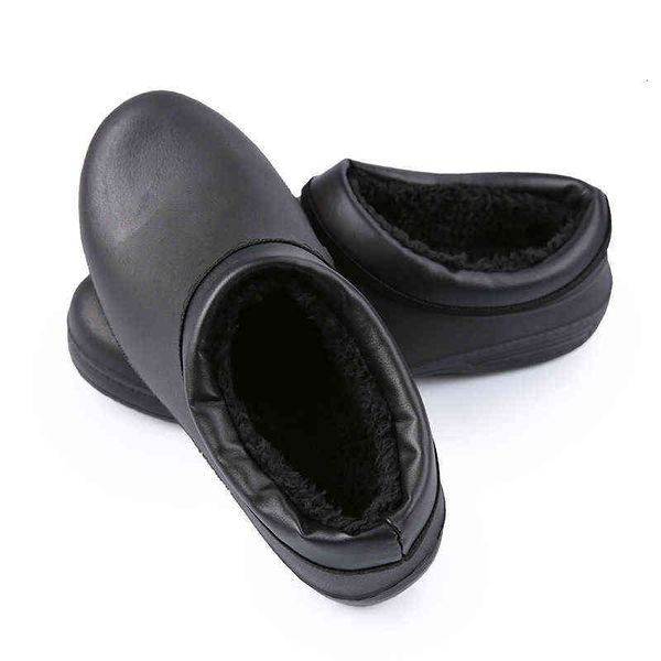 

036 work shoes anti slip oil proof waterproof plush, Black;brown