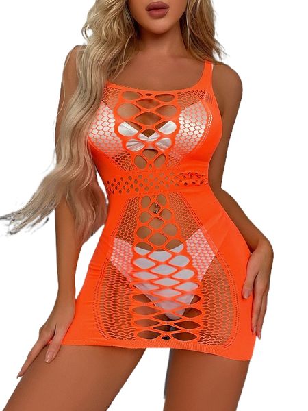 

cut out fishnet dress i7xe#, Black;red