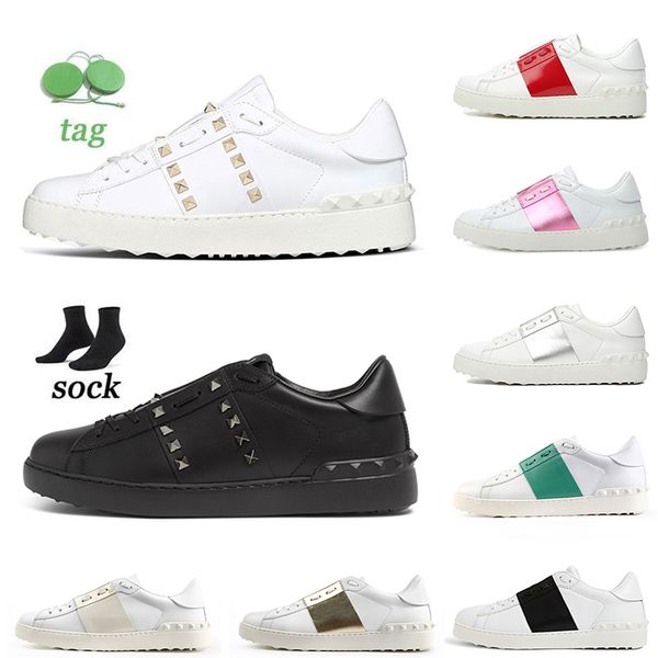 

men women casual dress shoes white red golden triple black fashion mens womens leather shoe open low sneakers trainers outdoor sports eur 36