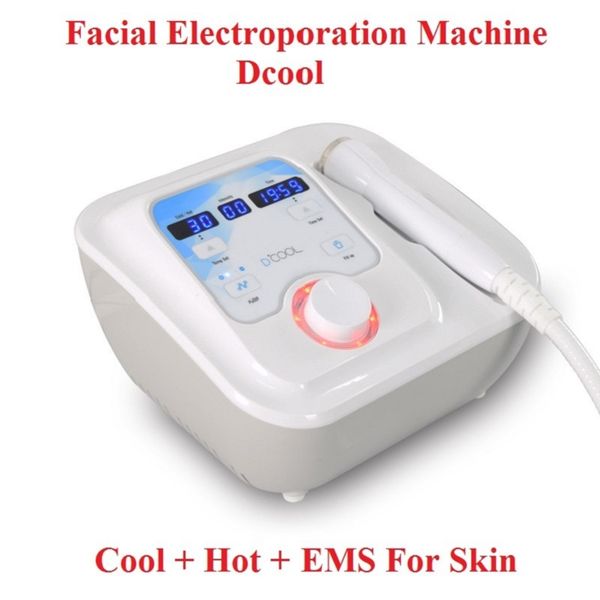 Instrumento de beleza em casa DCOOL Portátil Cool Hot EMS para apertar a pele Anti -Puffless Eletroporação Facial Machine Beauty Dispositivo