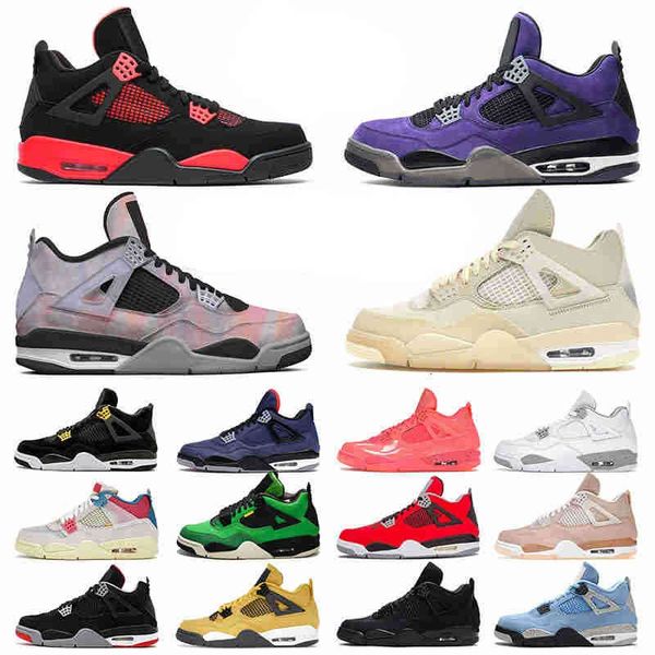 

wholesalejumpman 4 sports basketball shoes zen master red thunder mens womens white oreo new bred comfortableuniversity blue black cat 4s