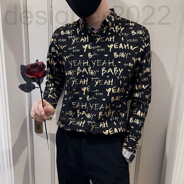 

men's casual shirts designer feel long sleeved shirt men's fashion korean slim spring and autumn net red spirit guy ruffian handso, White;black