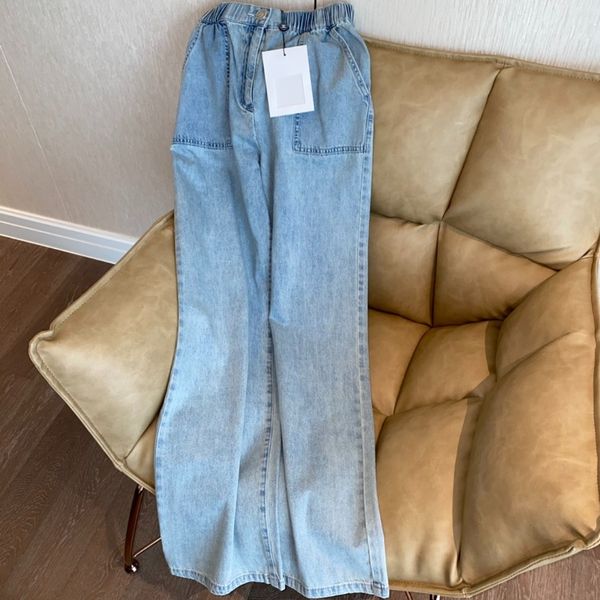 

fashion new jeans men's loose straight wide-leg pants, Black