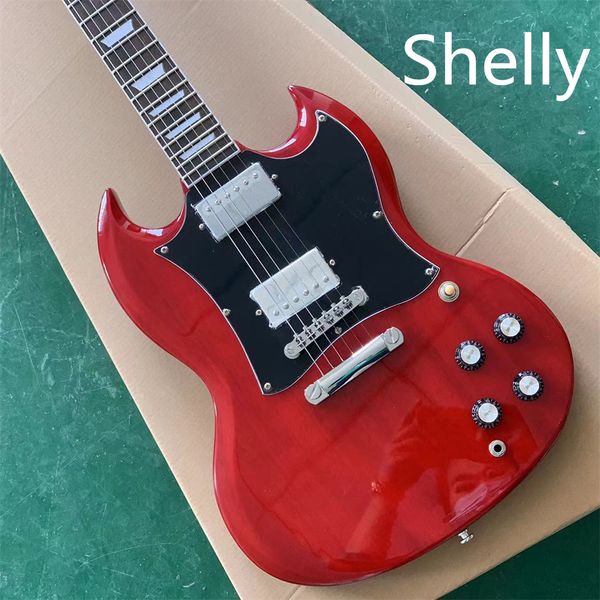 

in stock promotion angus young dark wine red sg electric guitar signature truss rod cover immediate delivery