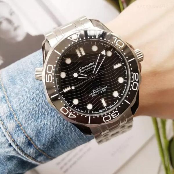 

men's watch automatic mechanical watches stainless steel strap waterproof design luxury series 40 m, Slivery;brown