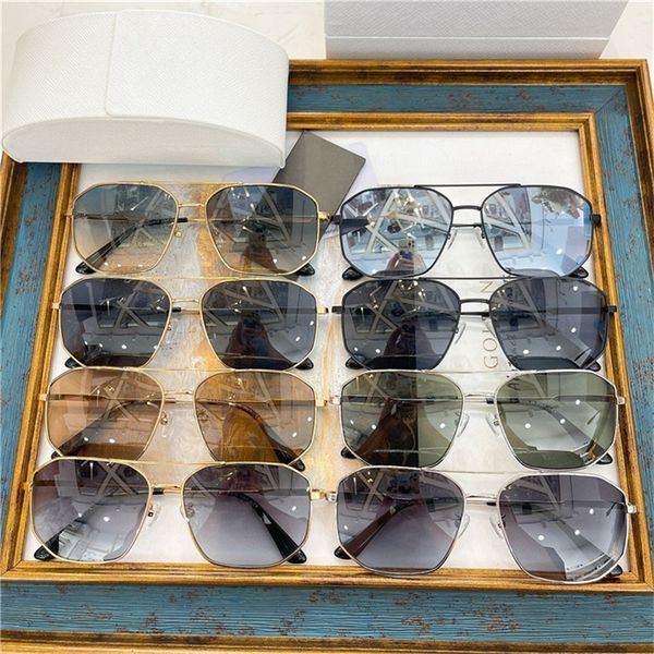 

22% off 2022 luxury fashion design high version sunglasses family new trend square double beam star same, White;black