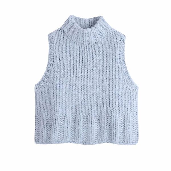 

fall winter women knit sweater vest warm knitted sleeveless tank women sweaters casual pullover y201128, White;black
