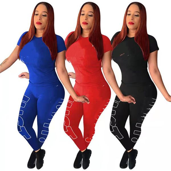 

designer wholesale summer clothes women tank bandage pants two piece set v neck vest leggings matching sets outfits dhl 7387, Gray