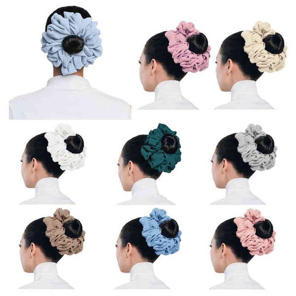 Scrunchies per capelli Intestino crasso gigante Grande cerchio Scrunchies oversize Fascia per capelli elastica Porta coda di cavallo Accessori per cravatte per capelli AA220323