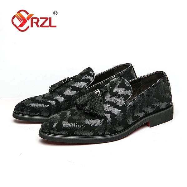 

loafers men 2022 new dress shoes leather classic vintage moccasins shoes lace-up business shoes for men plus size 38-48, Black