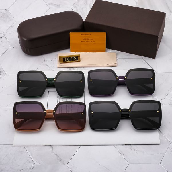 

luxury designer sunglasses eyeglasses outdoor letter v sunglass pc frame fashion classic lady mirrors women men glasses with box, White;black