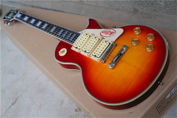 

heavy relic ace frehley budokan heritage cherry sunburst aged electric guitar 3 pickups selling