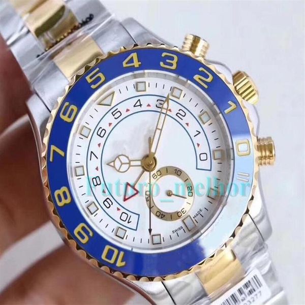 

2019 men's designer watch 44mm automatic movement luxury mechanical mens stainless steel watches sapphire glass yacht wristwa2265, Slivery;brown