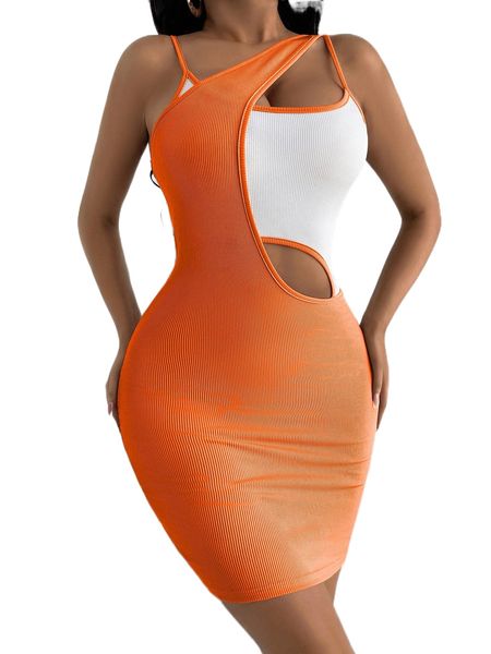 

two tone 2 in 1 bodycon dress f3jl#, Black;gray