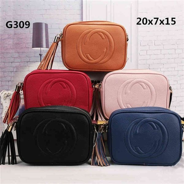 

68% off new style small round with litchi pattern tassel bag