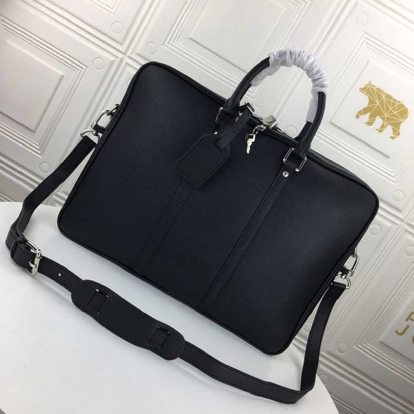 

luxury designer handbag sac plat horizontal zippe briefcase business crossbody fashion men shoulder bag canvas leather lapman computer b