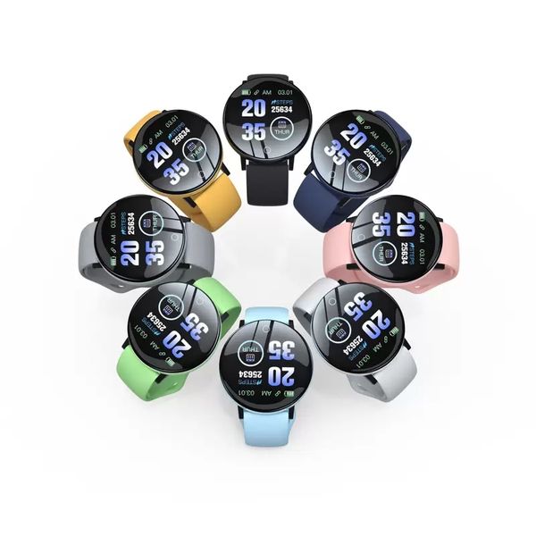 119s 1.44in MacAron Colore Smart Watch Bluetooth Men Women Sport Smartwatch Fitness Tracker Bracciale impermeabile