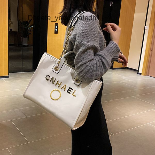 

women's luxury brand handbags beach bags designers ch metal letter badge tote evening bag small mini body leather handbag large female